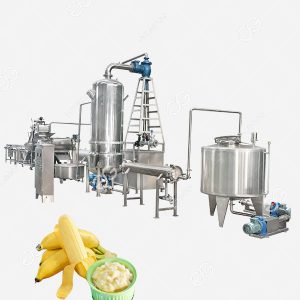 banana puree processing line